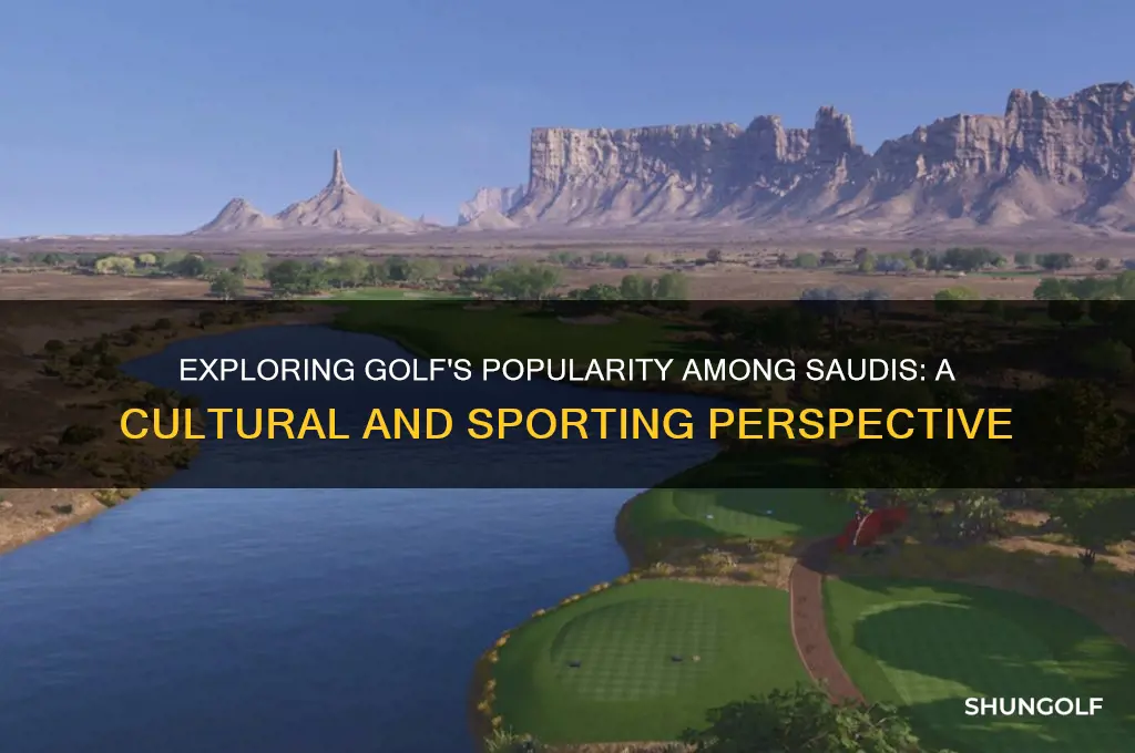 do saudis play golf