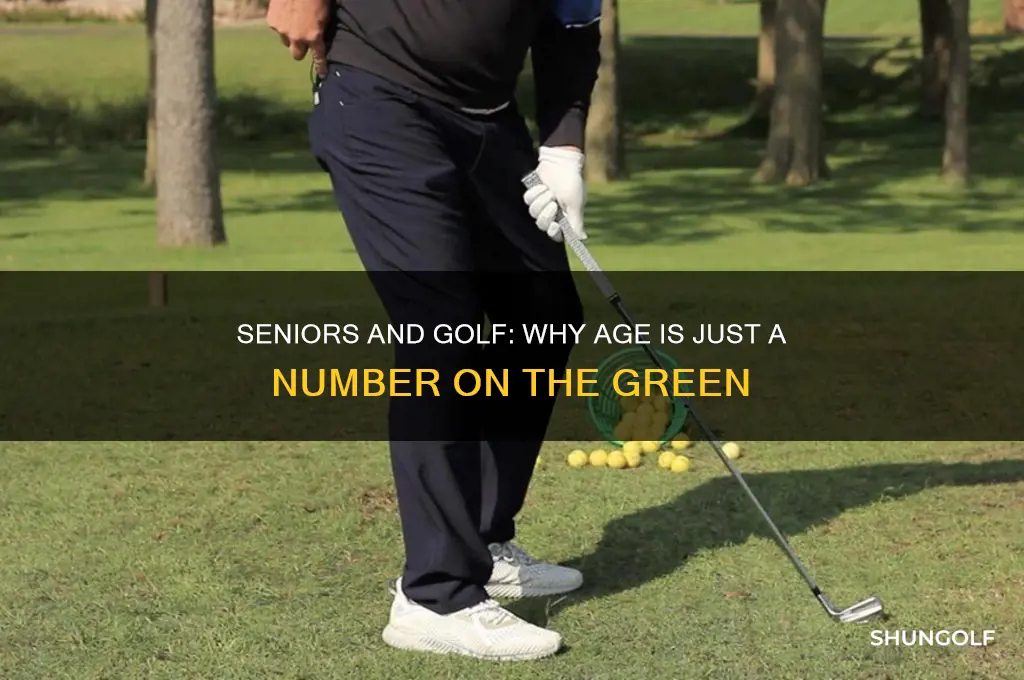 do seniors play golf
