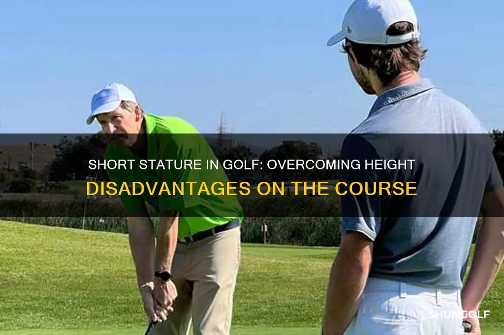 do short people have a disadvantage in golf