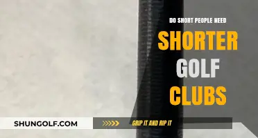 Shorter Golf Clubs for Short People: Fact or Fiction?