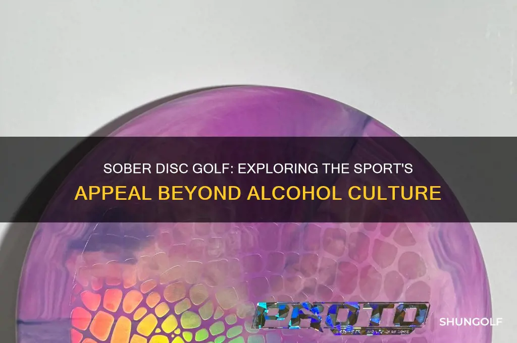 do sober people play disc golf