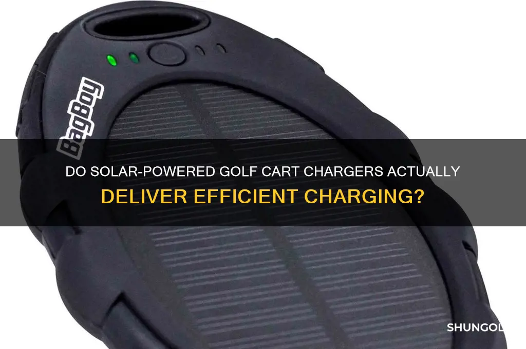 do solar powered golf cart chargers really work