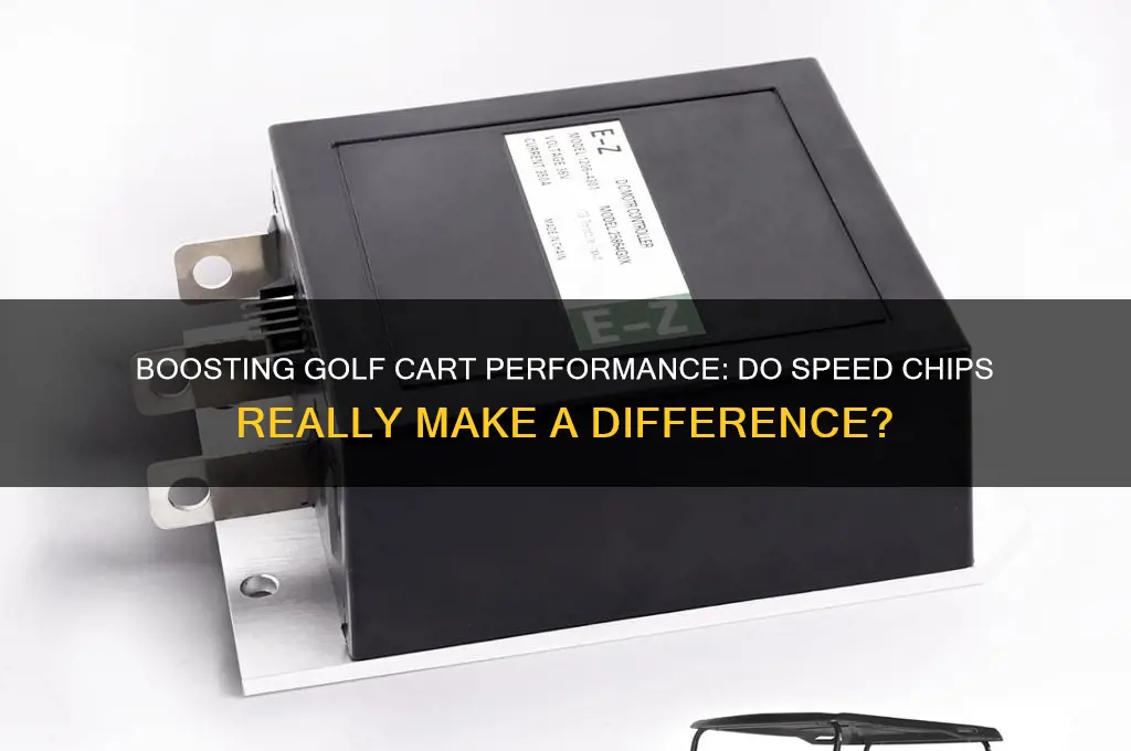 do speed chip in golf cart