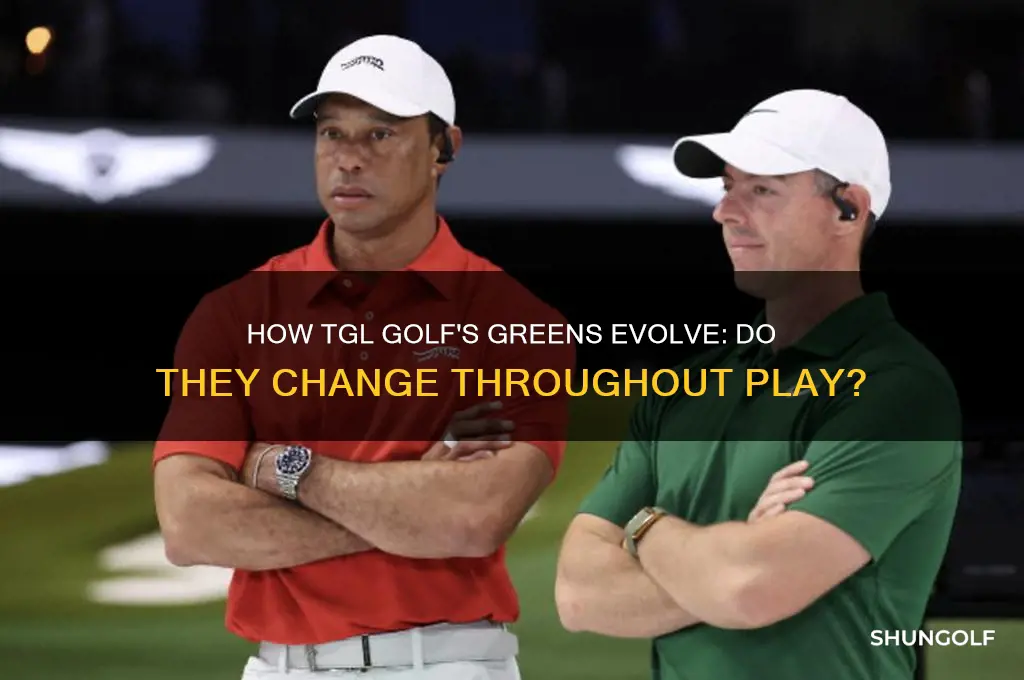 do the greens change in tgl golf