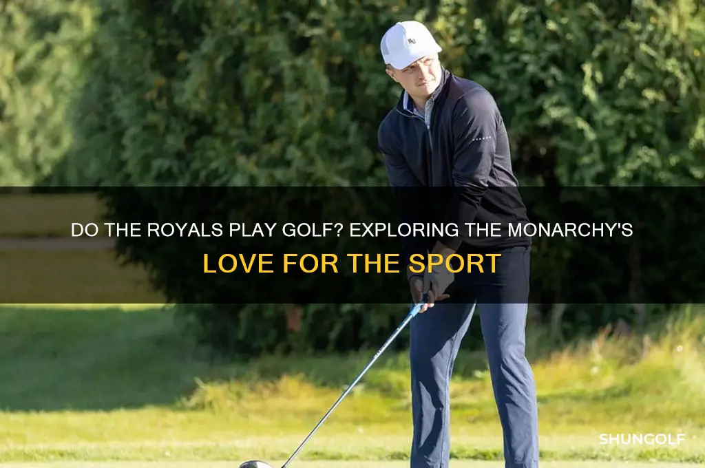 do the royals play golf