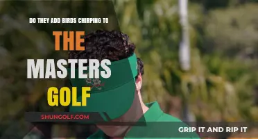 Do Masters Golf Broadcasts Add Bird Chirping Sounds?
