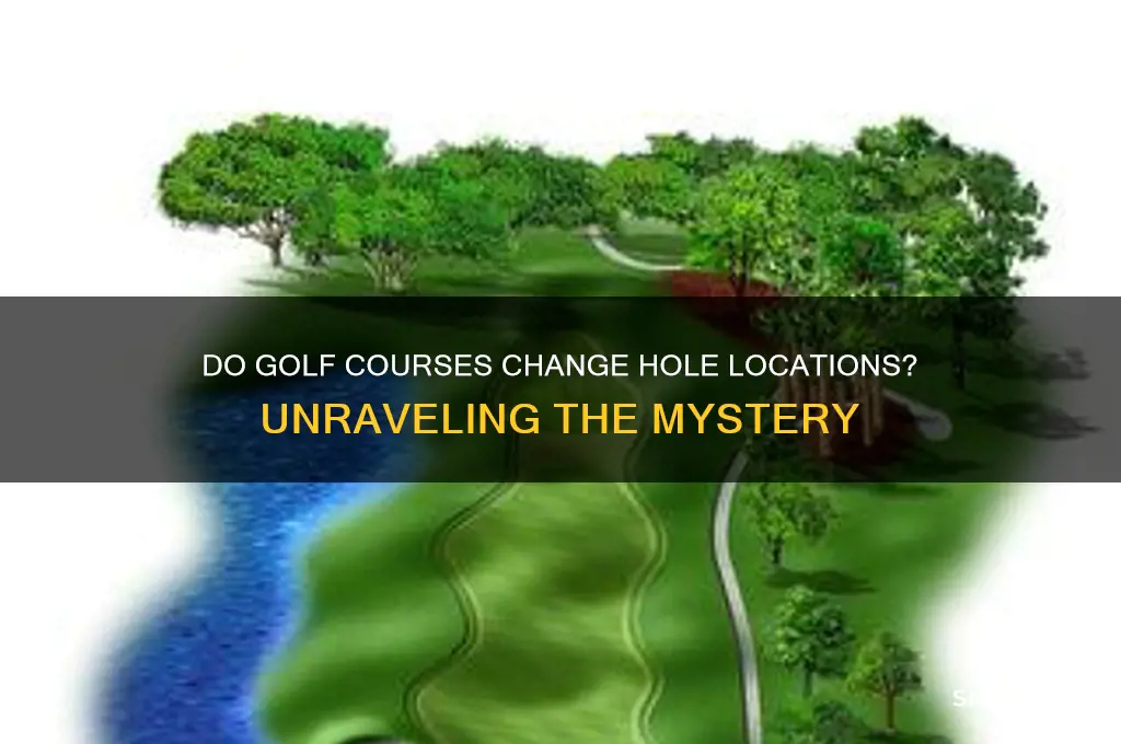 do they change the holes in golf