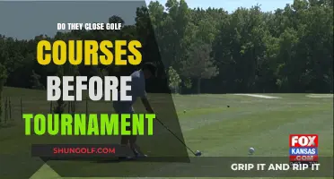 Do Golf Courses Close Before Tournaments? What Players Need to Know