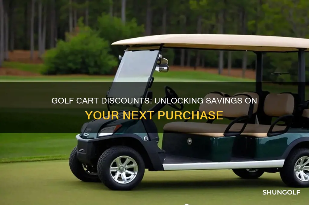 do they discount golf cart purchases
