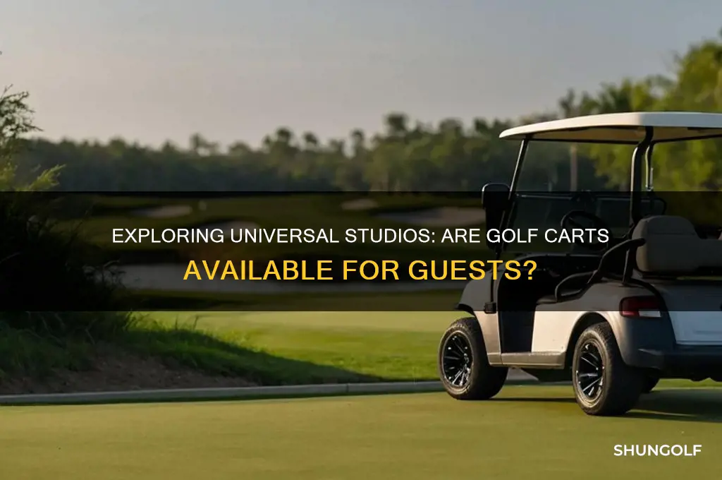 do they have golf carts at universal studios