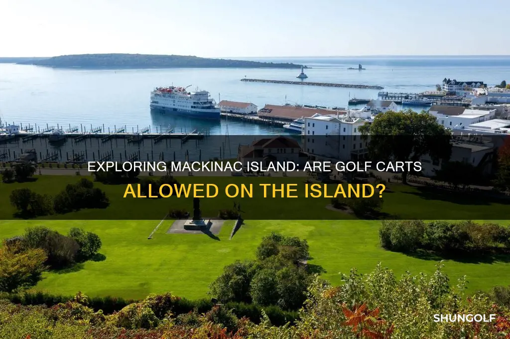 do they have golf carts on mackinac island