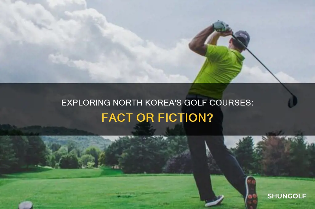 do they have golf courses in north korea