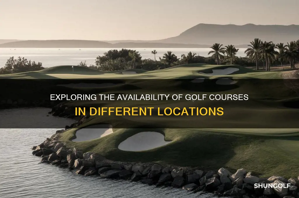 do they have golf courses