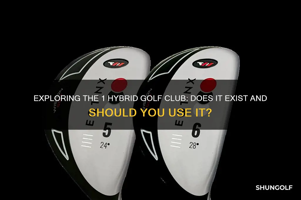 do they make a 1 hybrid golf club