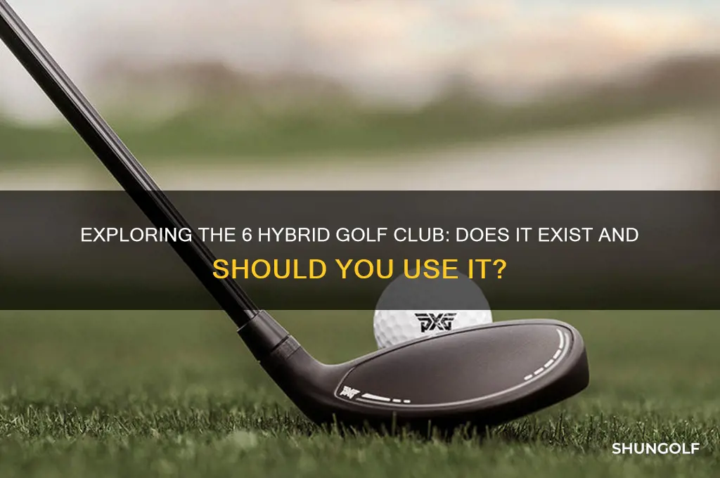 do they make a 6 hybird golf club