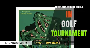 Do Golf Tournaments Always Use the Same 18 Holes?