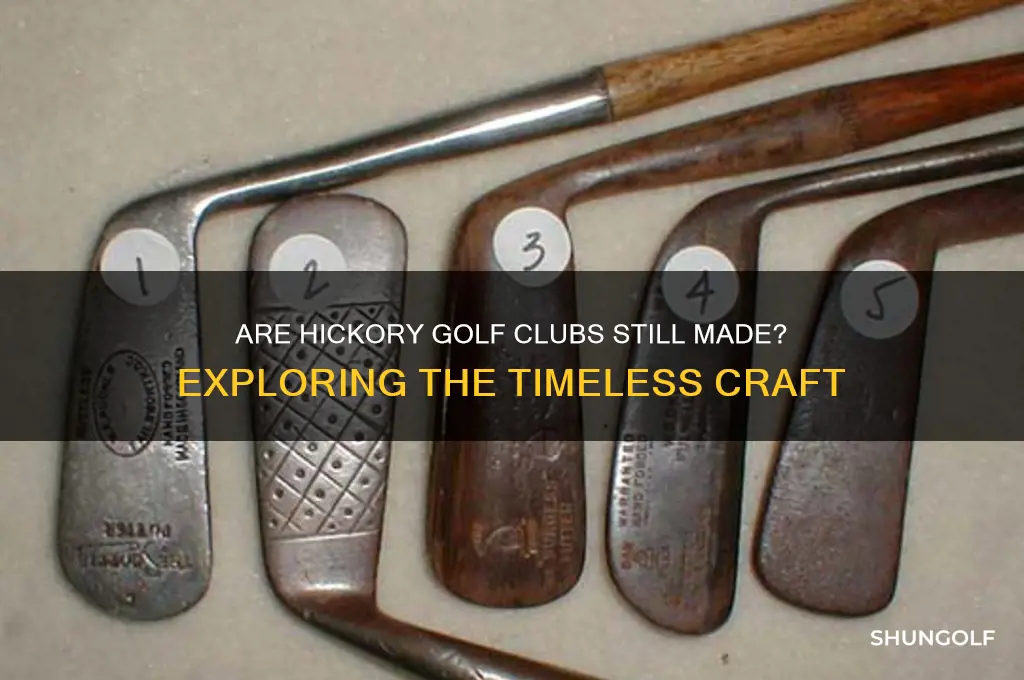 do they still make hickory golf clubs