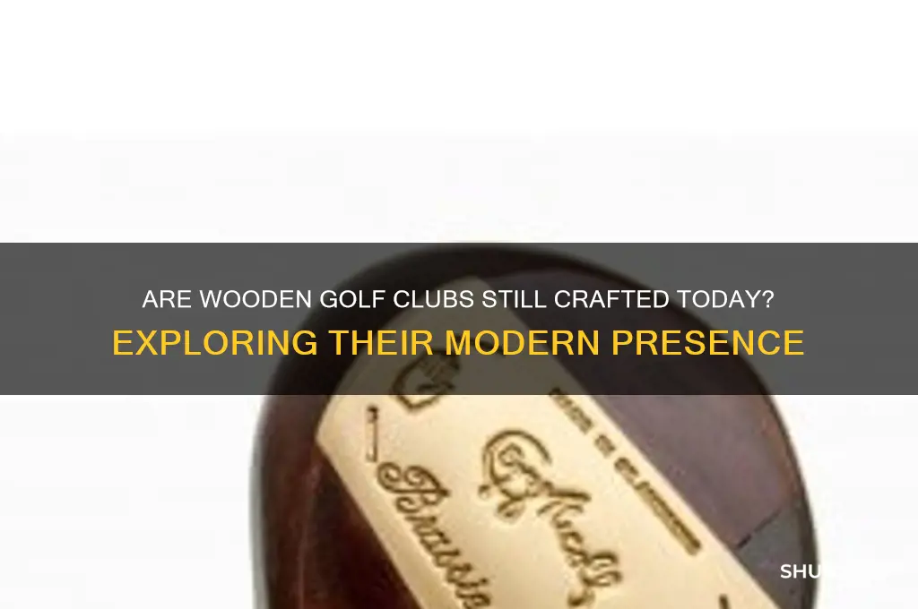 do they still make wooden golf clubs