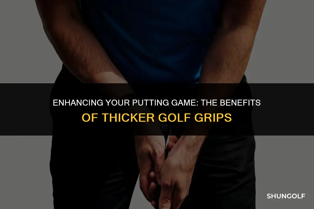 do thicker golf grips help for putters