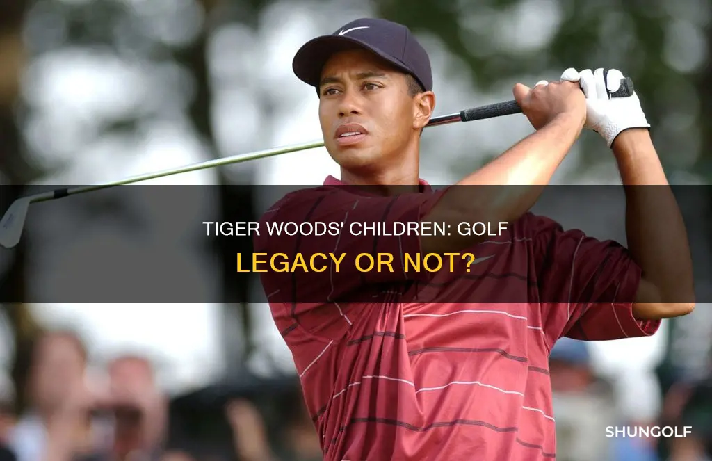 do tiger woods children golf