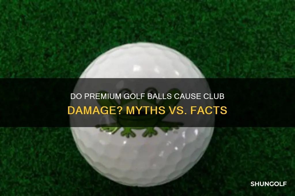 do top golf balls damage clubs