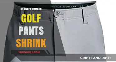 Golf Pants Shrinking? Under Armour's Guide to Avoiding Disasters