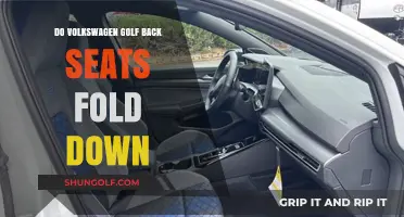 Do Volkswagen Golf Back Seats Fold Down? A Comprehensive Guide