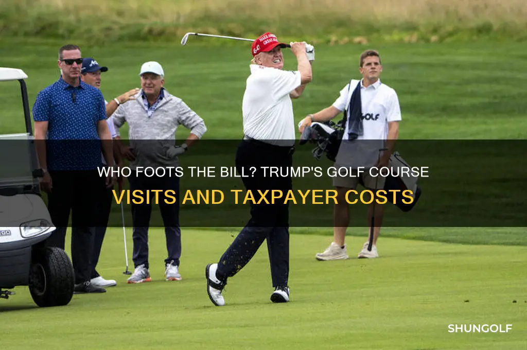 do we pay for trumps room at his golf course