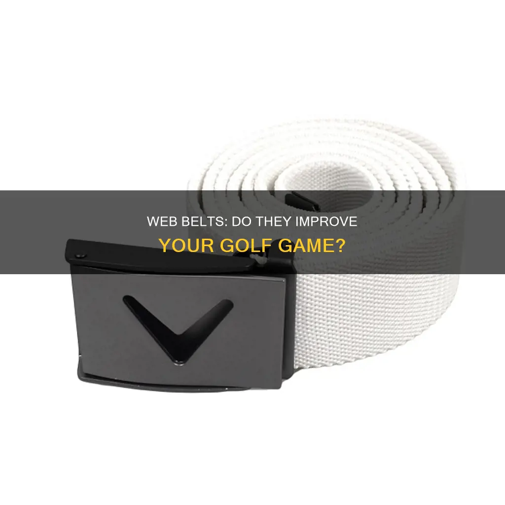 do web belts work golf