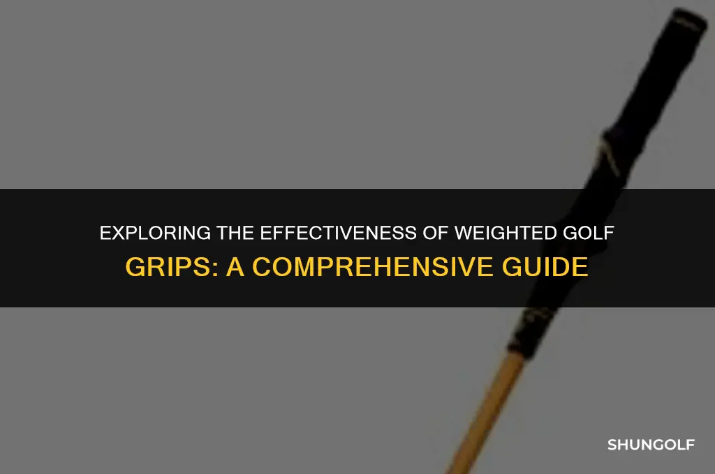 do weighted golf grips work