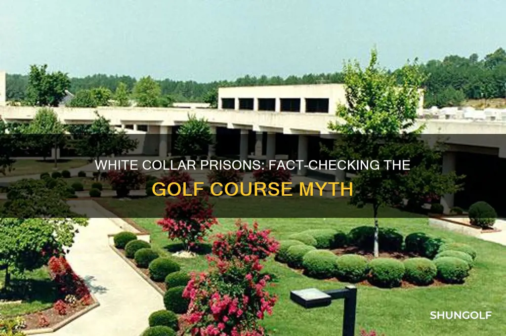 do white collar prisons have golf courses