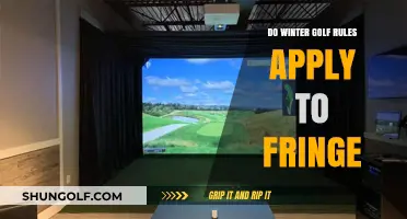 Winter Golf Rules: Do They Apply to Fringe Areas?