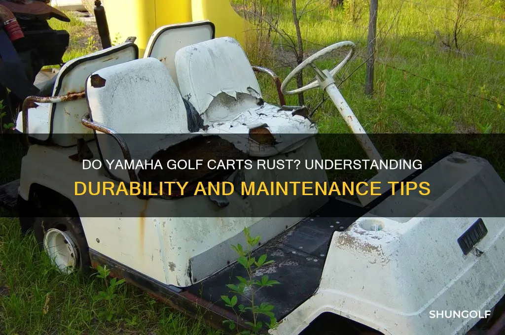 do yamaha golf carts rust