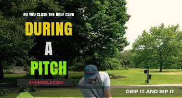Mastering the Pitch: Should You Close the Golf Club Face?