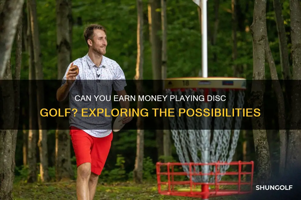 do you get paid playing disc golf