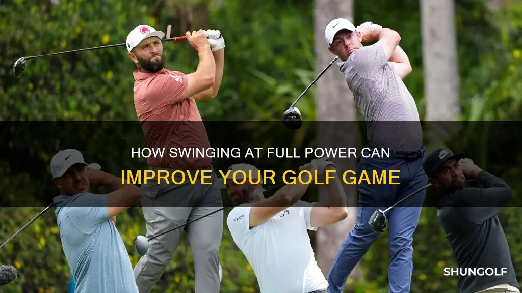 do you golf at 100 power