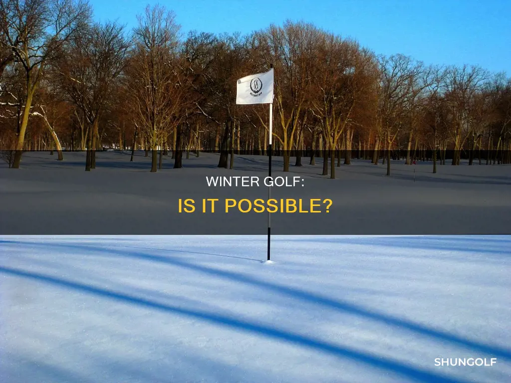 do you golf during the winter
