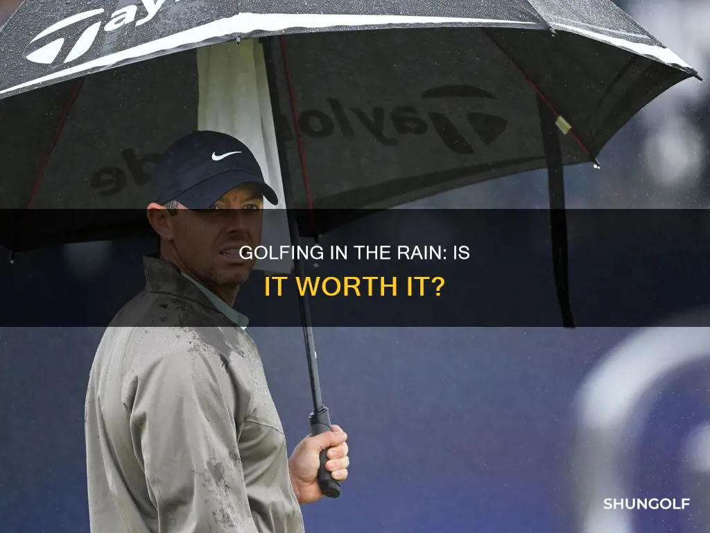do you golf in the rain