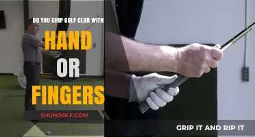 Mastering the Golf Grip: Hand vs. Fingers Technique Explained