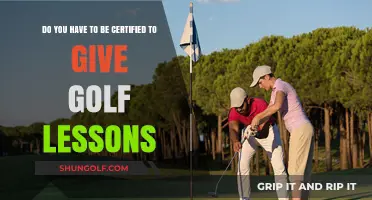 Golf Lesson Certification: Is It Required to Teach Golf?