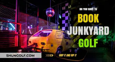 Do You Need to Book Junkyard Golf in Advance?