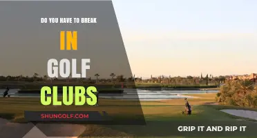 Breaking In Golf Clubs: Myth or Must for Better Performance?