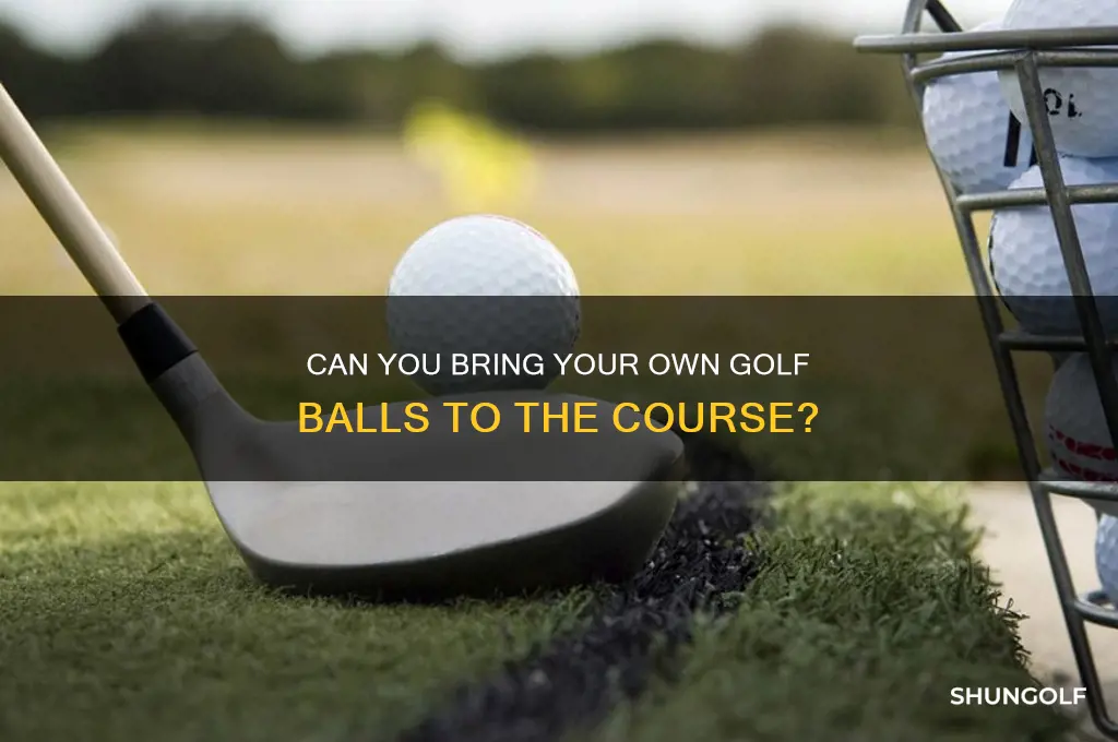 do you have to buy golf balls at the course