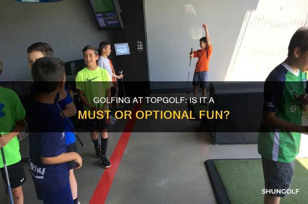 do you have to golf at topgolf