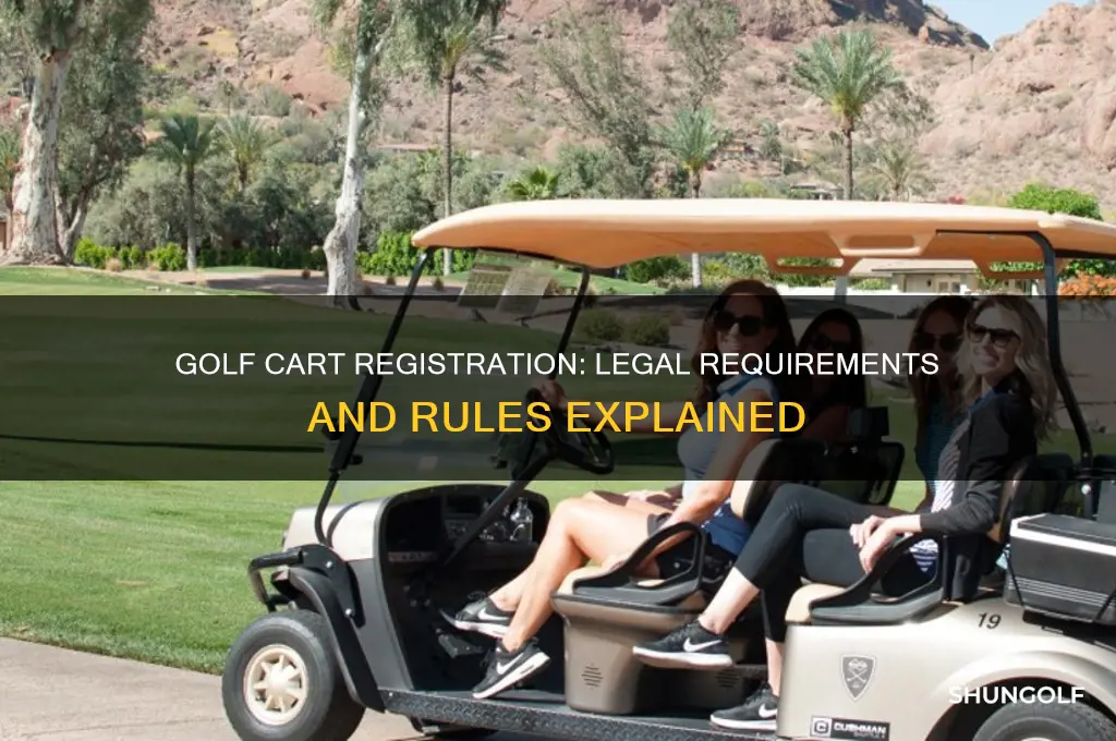 do you have to register a golf cart
