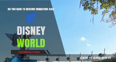 Miniature Golf at Disney World: Reservations Required or Walk-In?