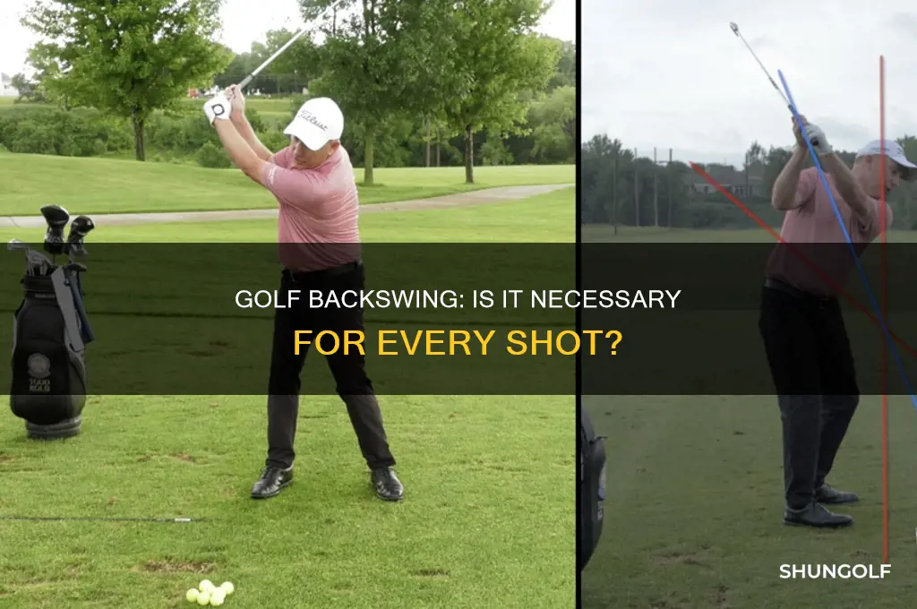 do you have to take a backswing in golf