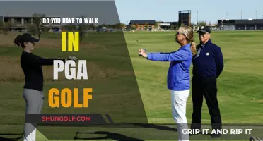 Walking in PGA Golf: Is It Mandatory or Optional?