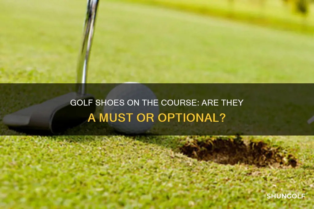 do you have to wear golf shoes on a course