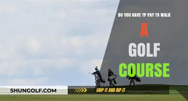 Do You Need to Pay to Walk a Golf Course?